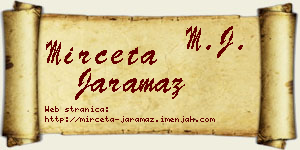 Mirčeta Jaramaz vizit kartica